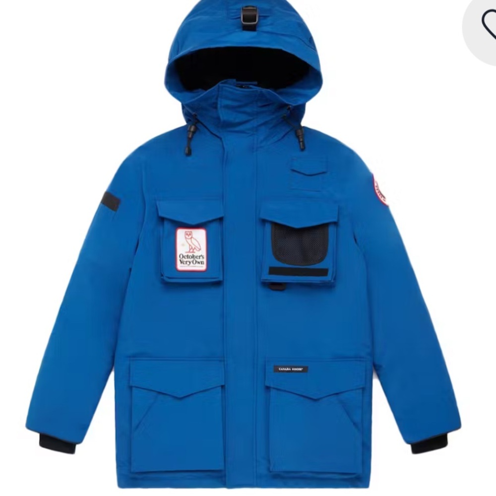 Canada Goose x OVO Terrain Parka Jacket - Blue Size Large